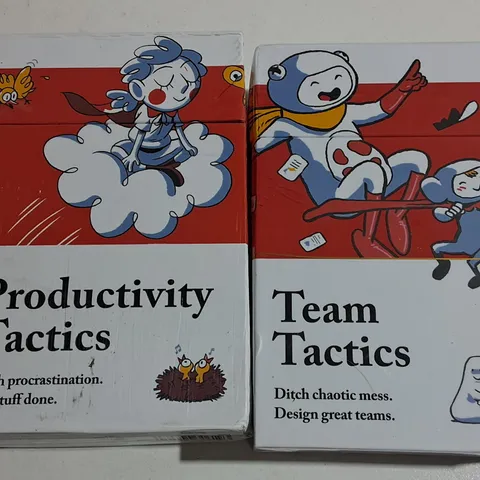 LOT OF 2 SEALED DECKS OF CARDS INCLUDES PRODUCTIVITY AND TEAM TACTICS