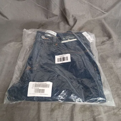 ABERCROMBIE & FITCH THE 90S RELAXED JEANS IN DARK BLUE SIZE 29R
