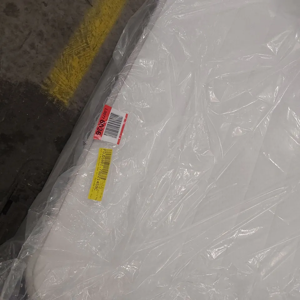 BAGGED 4' SMALL DOUBLE MEMORY FOAM OPEN COIL MATTRESS 