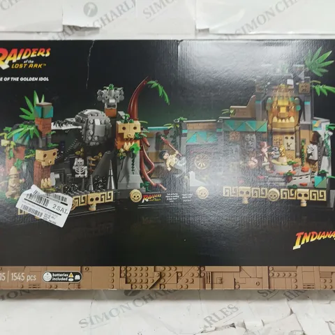 BOXED LEGO INDIANA JONES SET 77015 TEMPLE OF THE GOLDEN IDOL