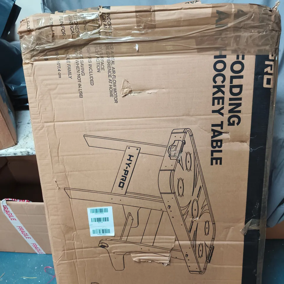 BOXED HY-PRO 4FT AIR TIME FOLDING HOCKEY TABLE - COLLECTION ONLY
