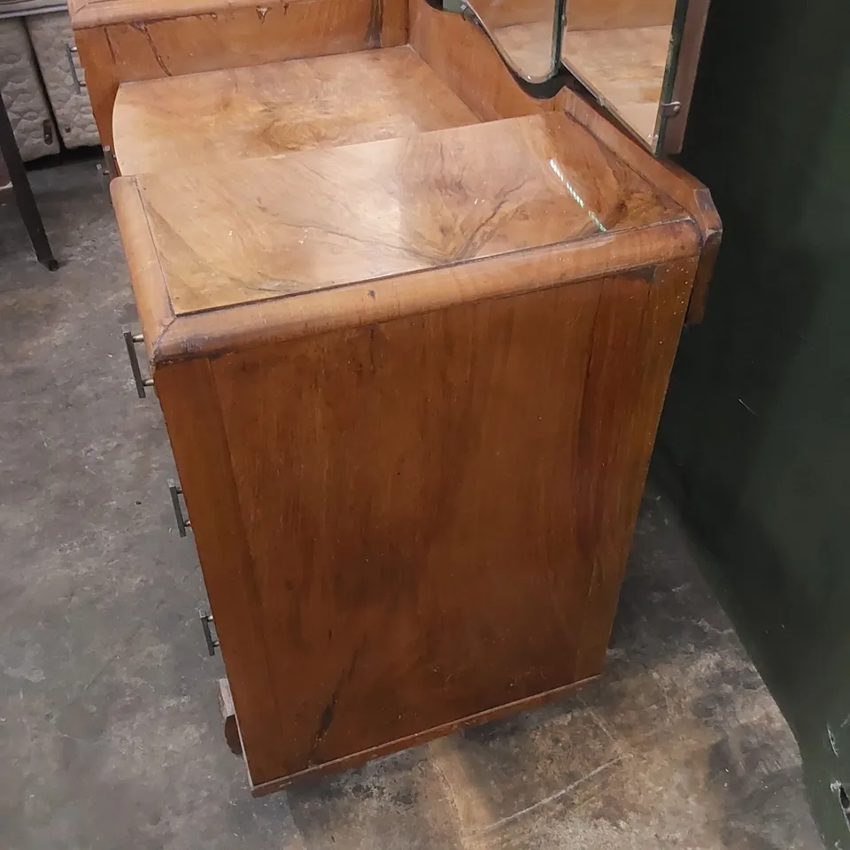 DESIGNER TRADITIONAL VINTAGE SOLID WOOD DRESSING TABLE WITH MIRROR 