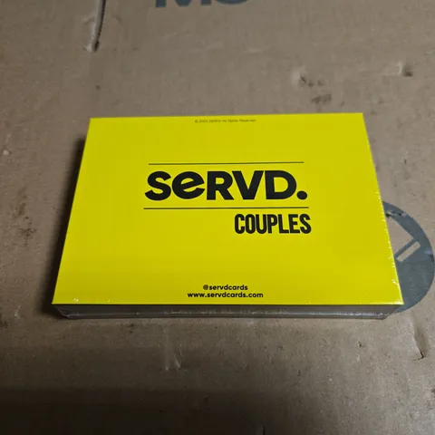 SERVD. COUPLES CARD GAME β BOXED