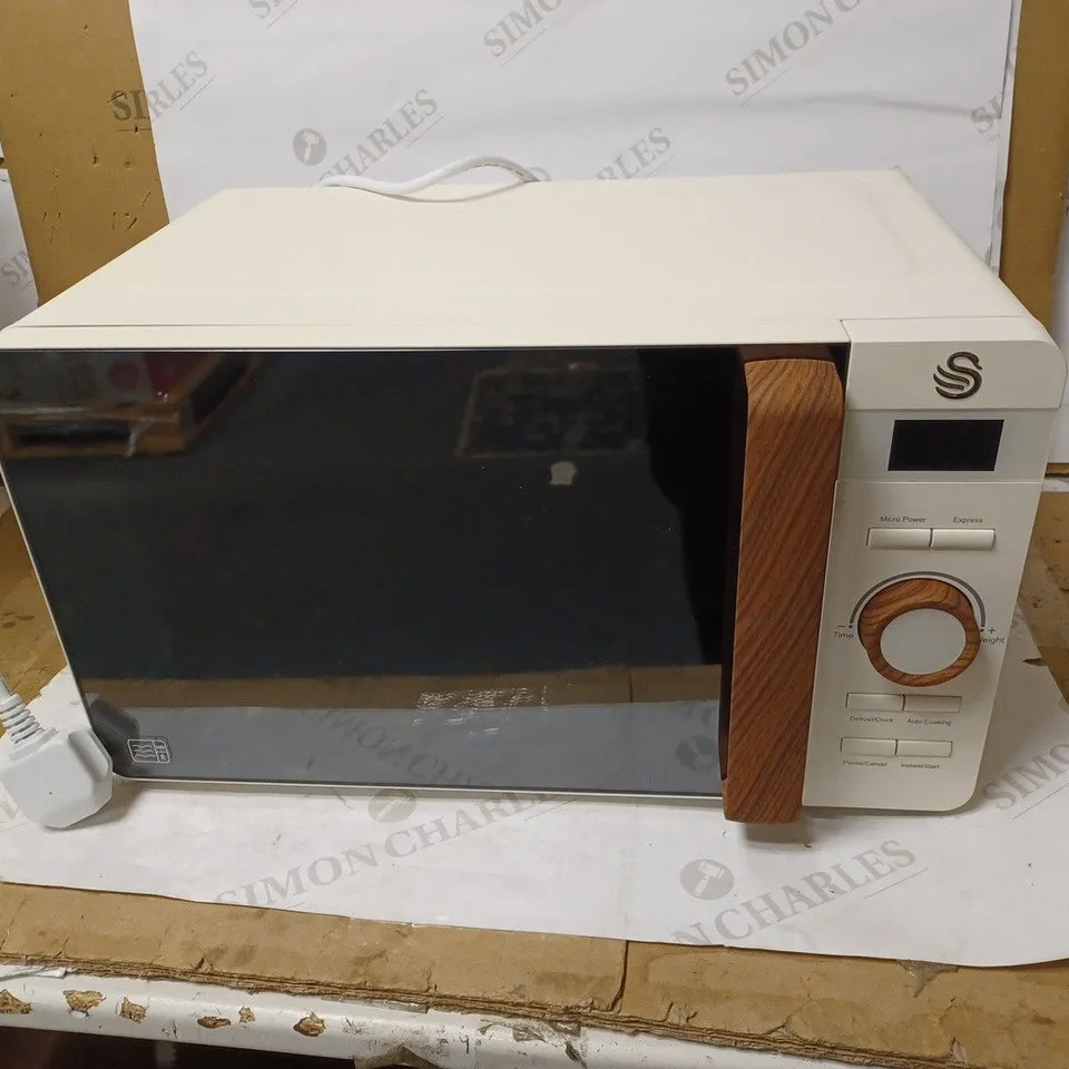 SWAN SM22036WHTN NORDIC DIGITAL MICROWAVE