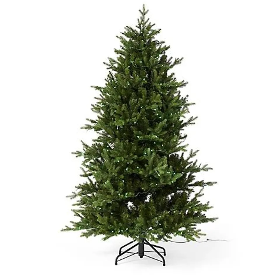 SANTA'S BEST 116 FUNCTION PRE-LIT AUBURN CHRISTMAS TREE - COLLECTION ONLY