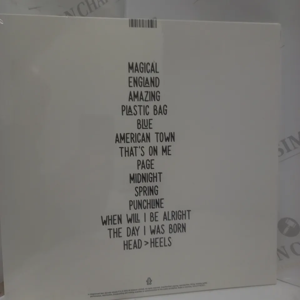 SEALED ED SHEERAN AUTUMN VARIATIONS STICKER SHEET VINYL