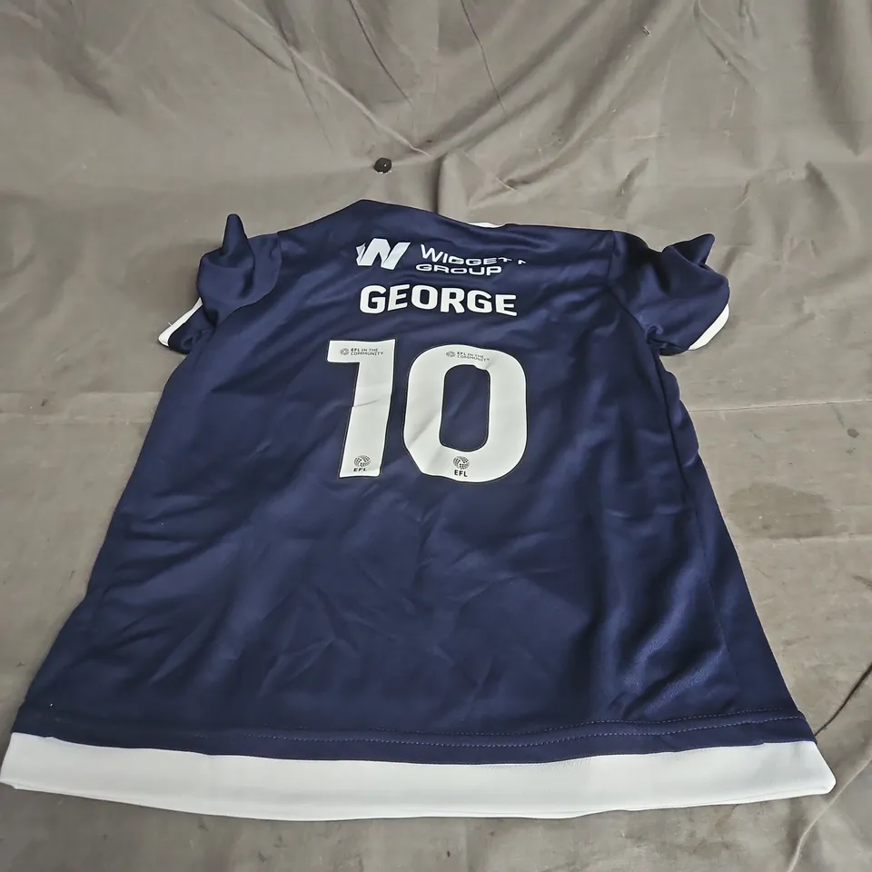 ERREA KIDS MILLWALL FC HOME SHIRT 25/26 IN NAVY/WHITE SIZE 2XS