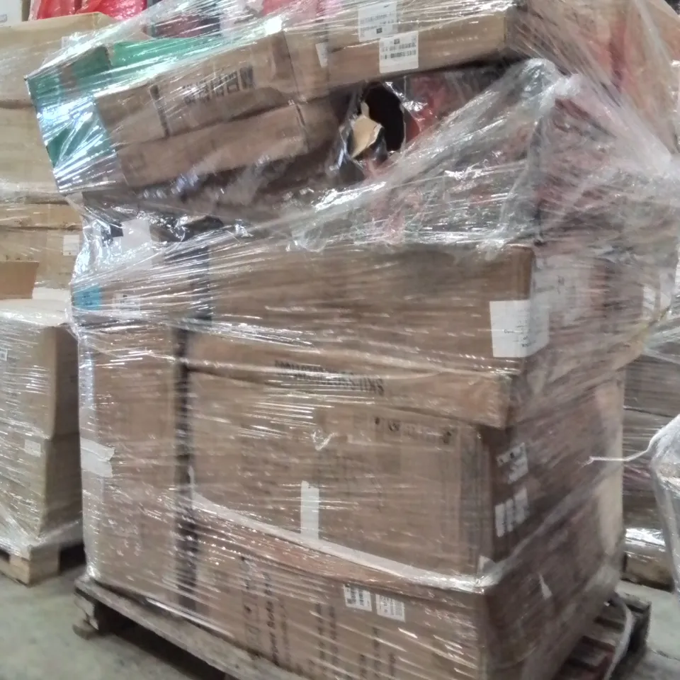 PALLET OF ASSORTED HOUSEHOLD GOODS AND PRODUCTS TO INCLUDE;AIR FRYER,SOFA BED,RUG