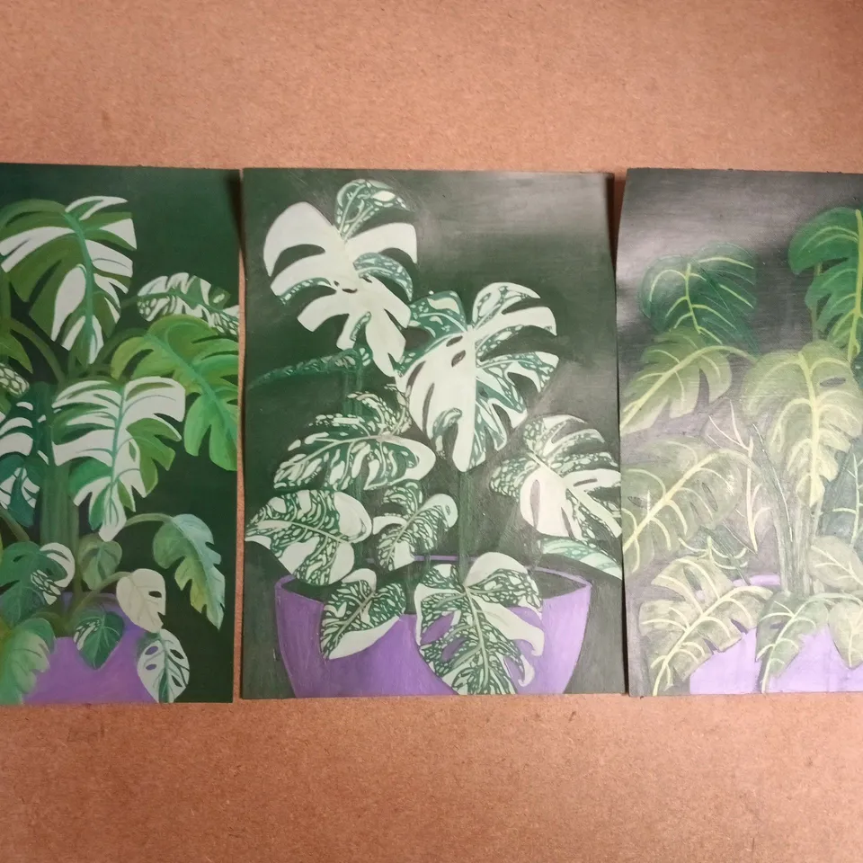 SET OF 3 FLORAL ART PRINTS