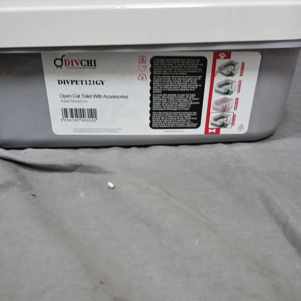 Divchi Open Cat Toilet with Accessories – DIVPET12IGY