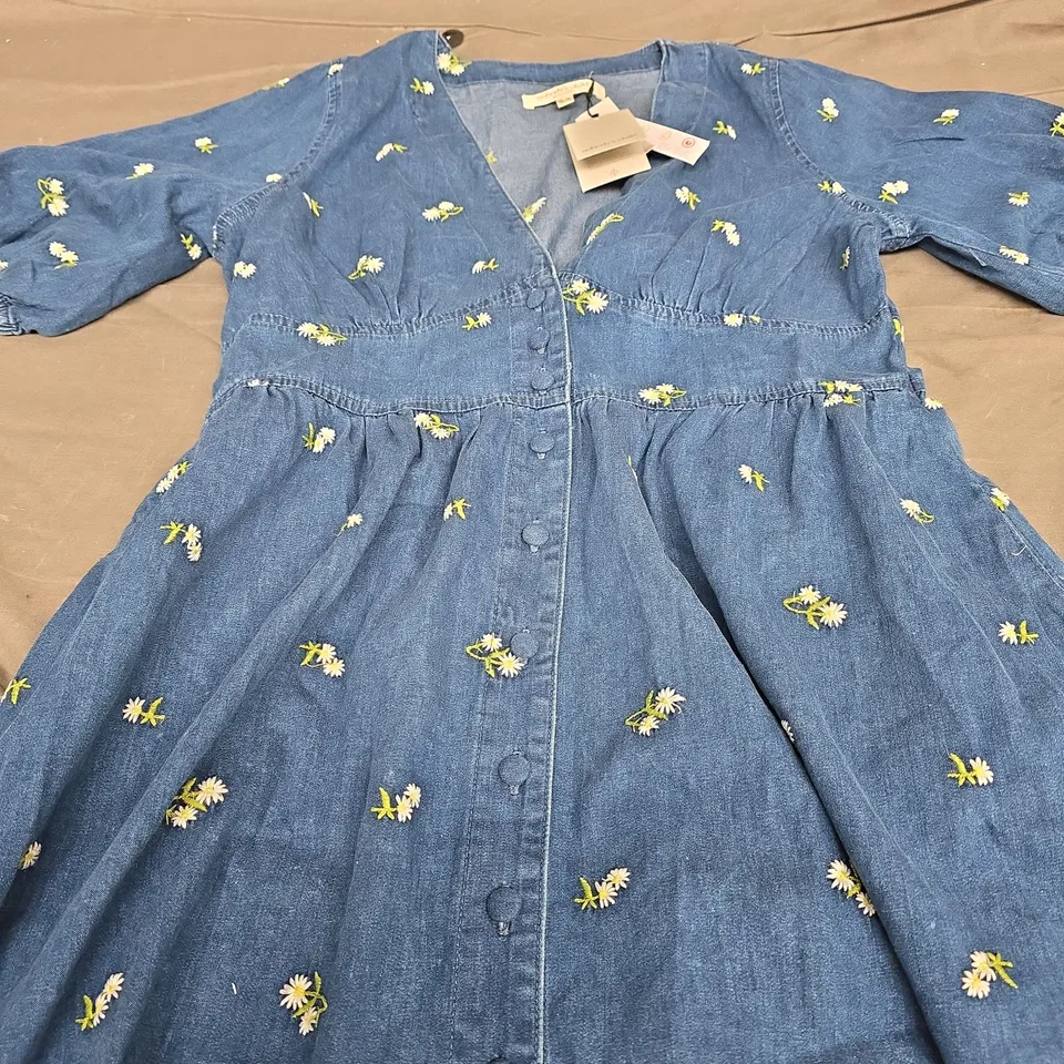 NOBODYS CHILD SS STARLIGHT MINI DRESS - SIZE 14