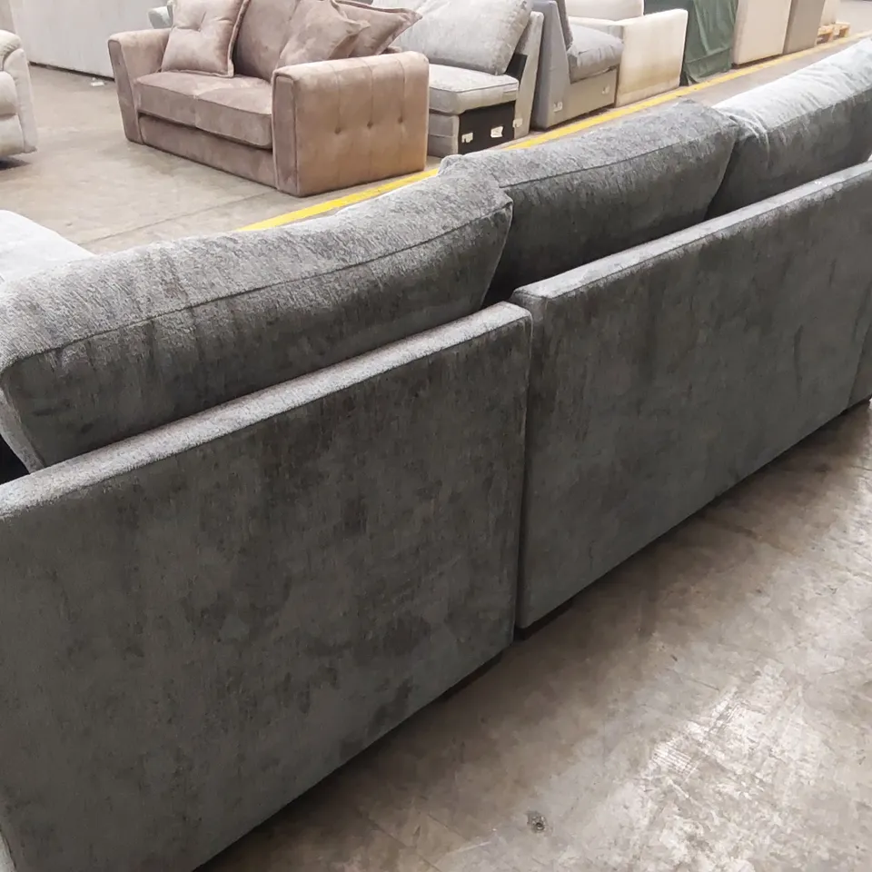 SALERNO STANDARD SEATER FABRIC CORNER CHAISE SOFA RRP £999