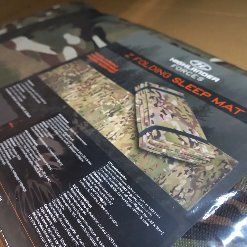 PACKAGED HIGHLANDER Z FOLDING SLEEP MAT
