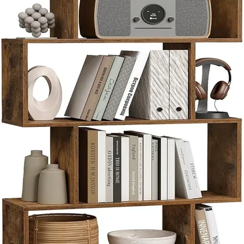 BOXED VASAGLE BOOKSHELF, 6-TIER BOOKCASE 24 X 70 X 191.6cm