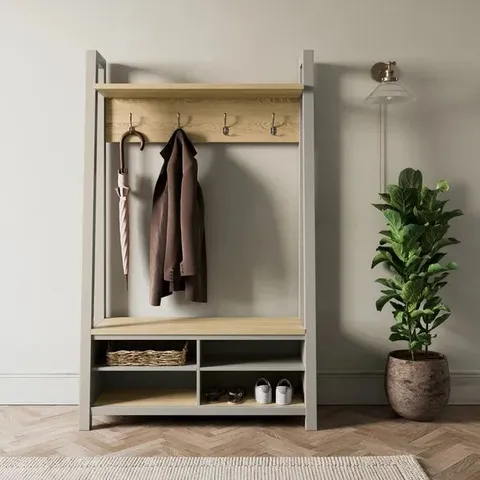 BOXED OLNEY HALLWAY UNIT, STONE (1 BOX)