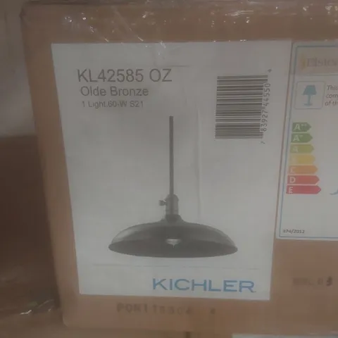 BOXED KICHLER 1-LIGHT DOME PENDANT