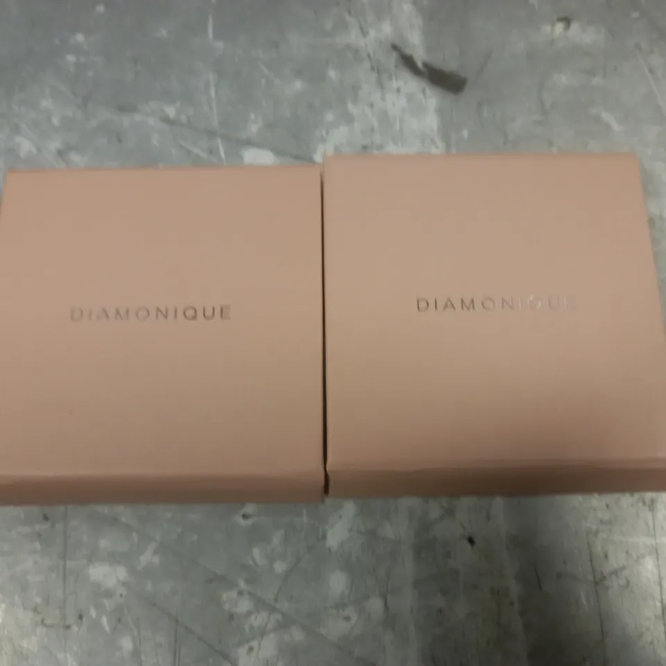 LOT OF 2 BOXED PAIRS OF DIAMONIQUE EARRINGS