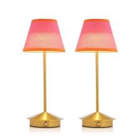 OUTLET HOME STORIES SET OF 2 REMOVEABLE LAMPSHADES
