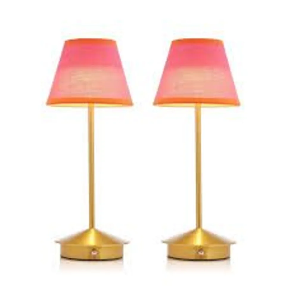 OUTLET HOME STORIES SET OF 2 REMOVEABLE LAMPSHADES