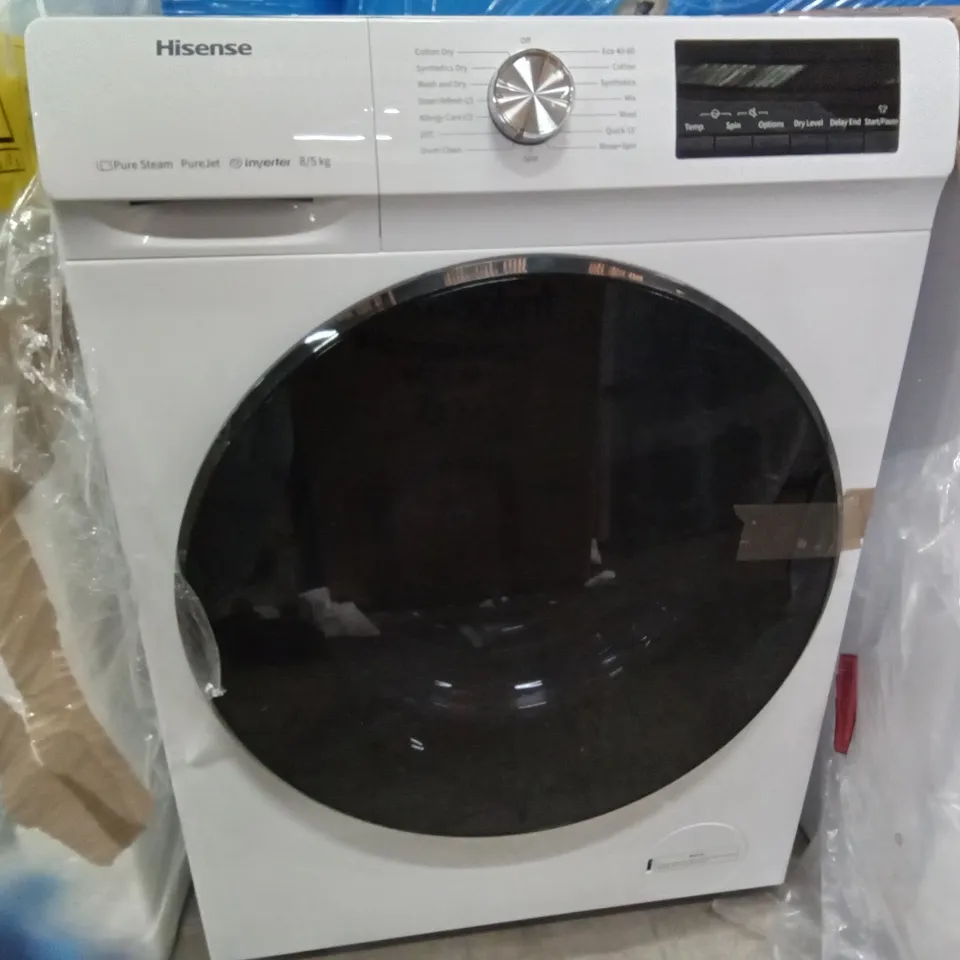HISENSE WHITE 8KG WASHER DRYER 