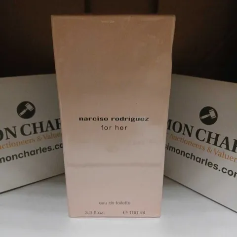 SEALED NARCISO RODRIGUEZ "FOR HER" EAU DE TOILETTE SPRAY 100ML 