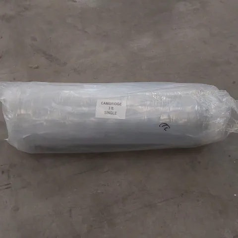 BRAND NEW BAGGED AND ROLLED CAMBRIDGE MATTRESS - 3FT SINGLE