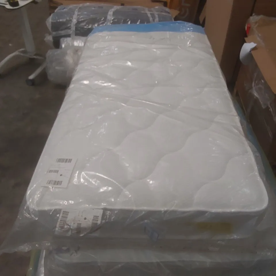 QUALITY BAGGED 3FT SINGLE AIRSPRUNG MEMORY FOAM BUNK MATTRESS RRP £259