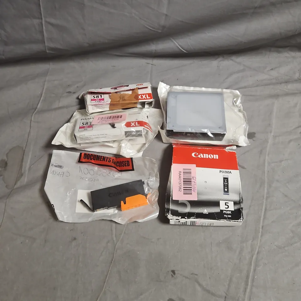 APPROXIMATELY 15 ASSORTED CANON PRINTER CARTRIDGES