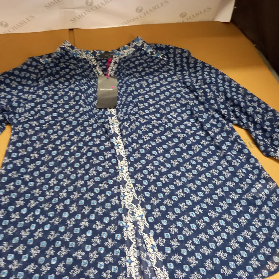 PER UNA BLUE BLOUSE - 20