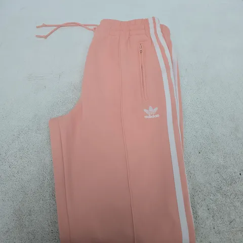 ADIDAS ORIGINALS PINK TRACKSUIT BOTTOMS – SIZE 10