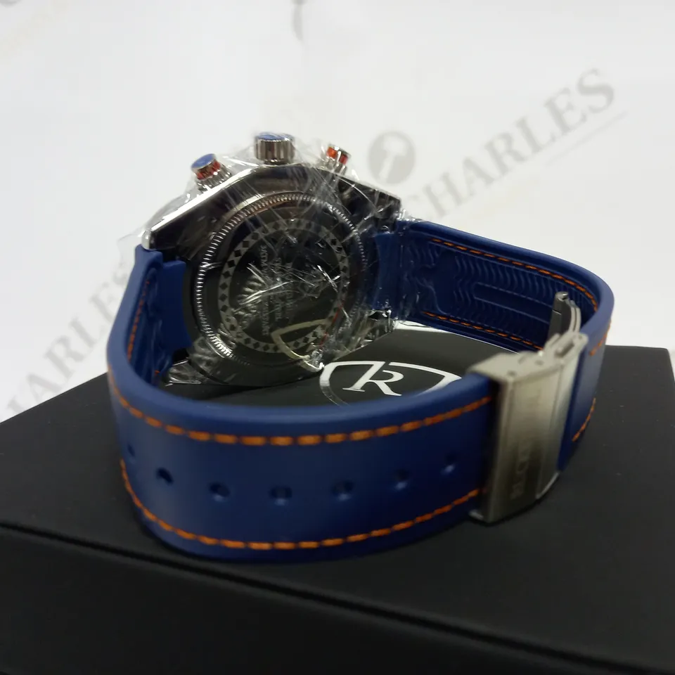 RUCKSTUHL CHRONOGRAPH STYLE RUBBER STRAP WATCH