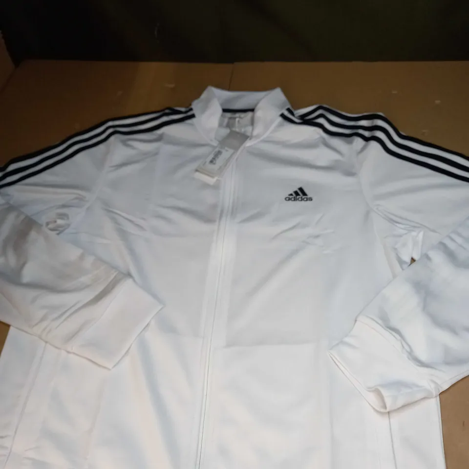 ADIDAS ZIPPED JACKET SIZE L