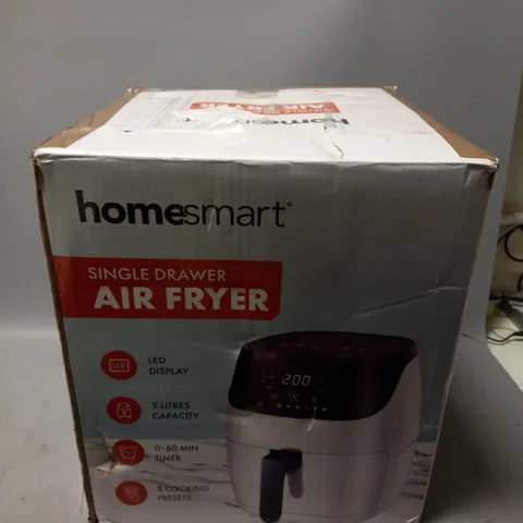 BOXED HOMESMART SINGLE DRAWER AIR FRYER 