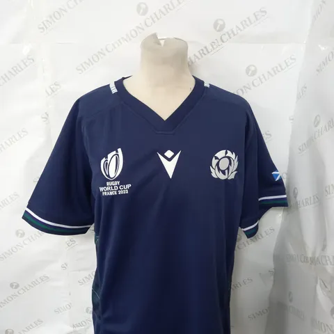 SCOTLAND HOME RUGBY JERSEY SIZE M - RUGBY WORLD CUP