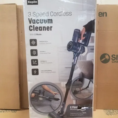 BOXED KEPLIN 3 SPEED CORDLESS VACUUM CLEANER