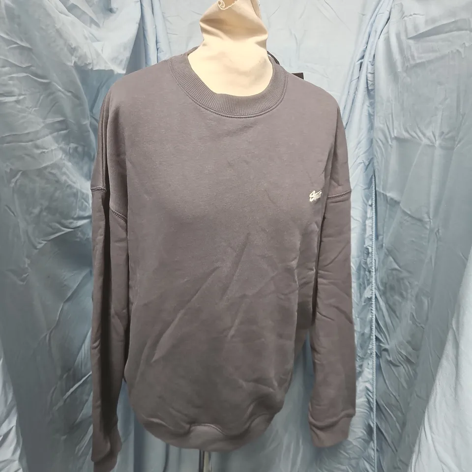 STDW DARK GREY CREWNECK SWEATSHIRT – SIZE XS (EU/US XS) – BACK GRAPHIC