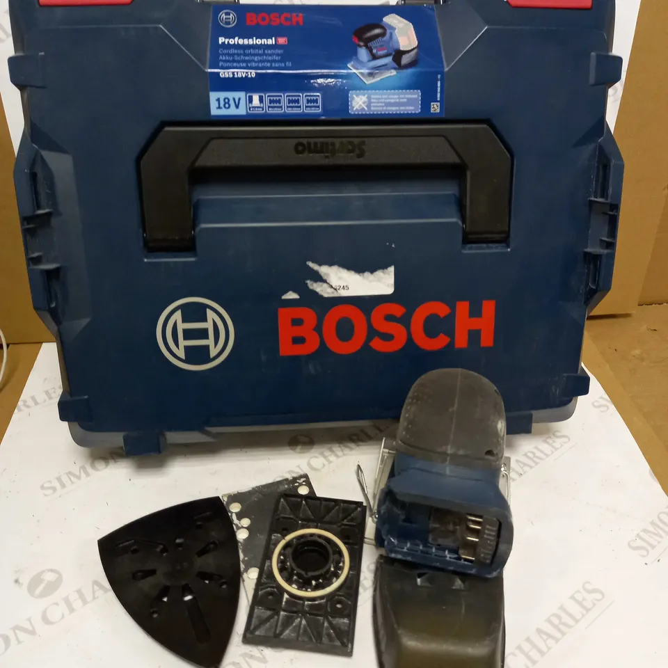 BOSCH PROFESSIONAL GSS 18 V-10 CORDLESS ORBITAL SANDER