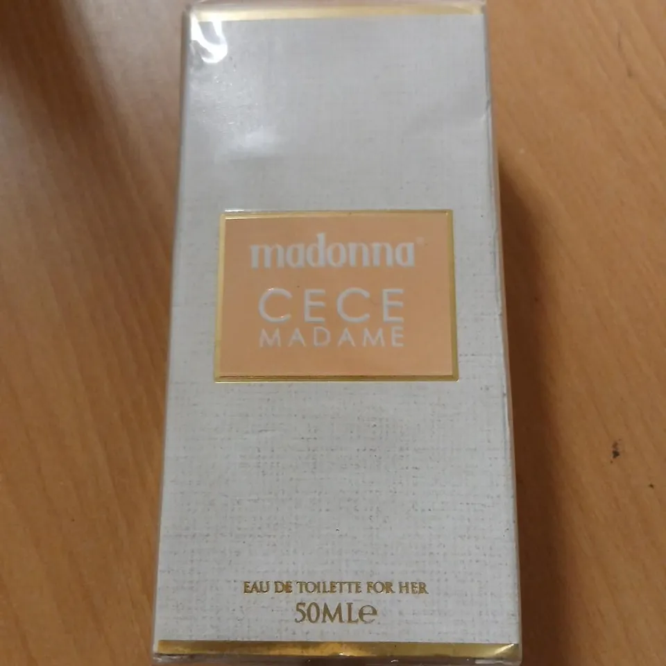 BOXED AND SEALED MADONNA CECE MADAME EAU DE TOILETTE 50ML