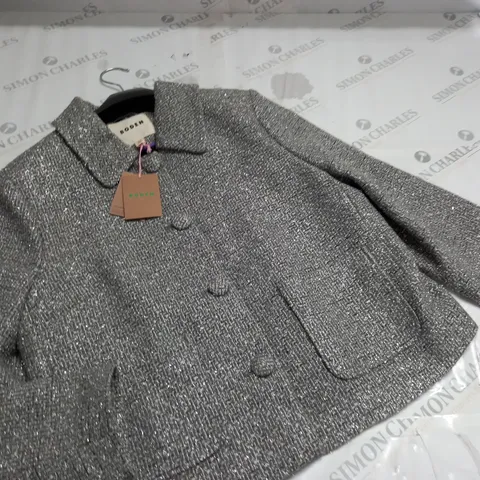 BODEN BUTTON FROMT COLLARED CARDIGAN - UK 12