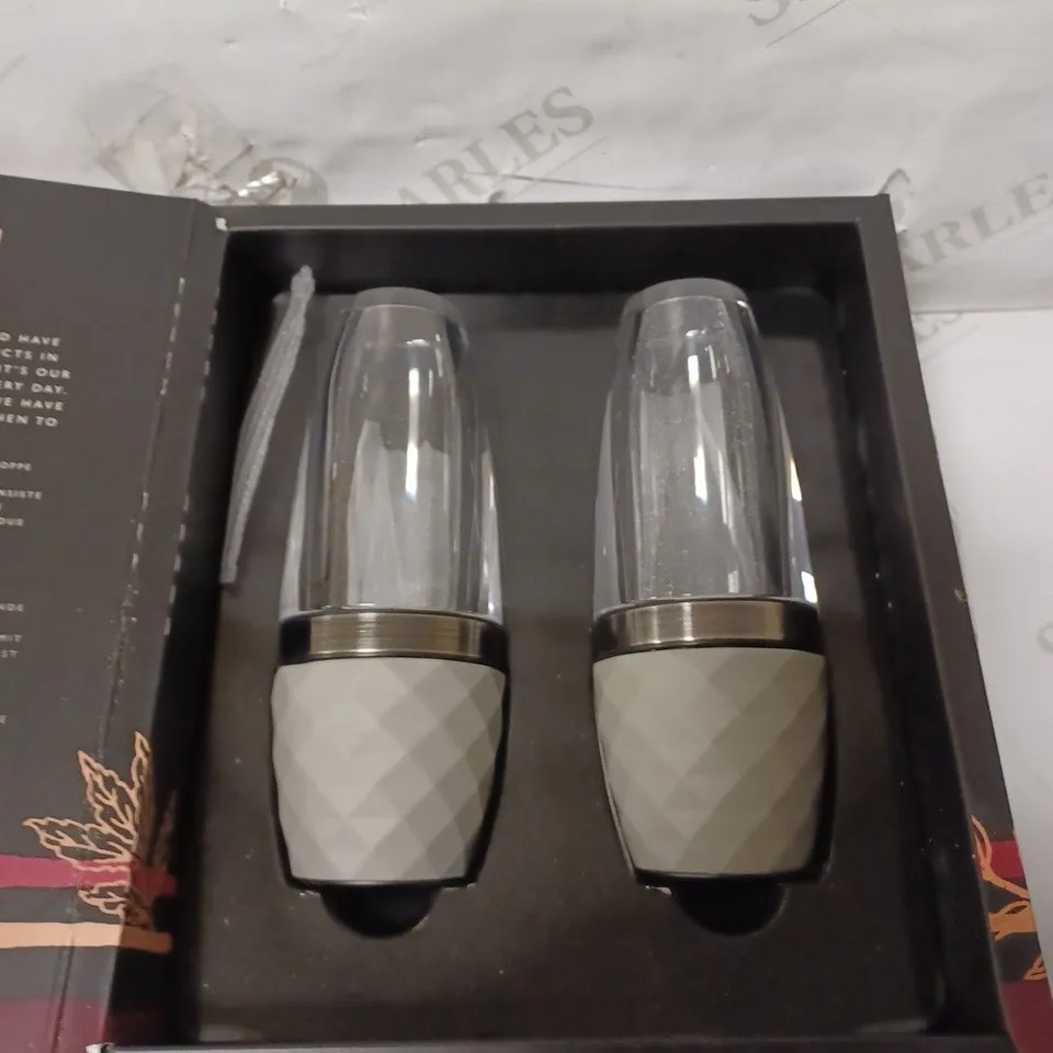 COLE & MASON H321806 CITY SALT AND PEPPER MILLS