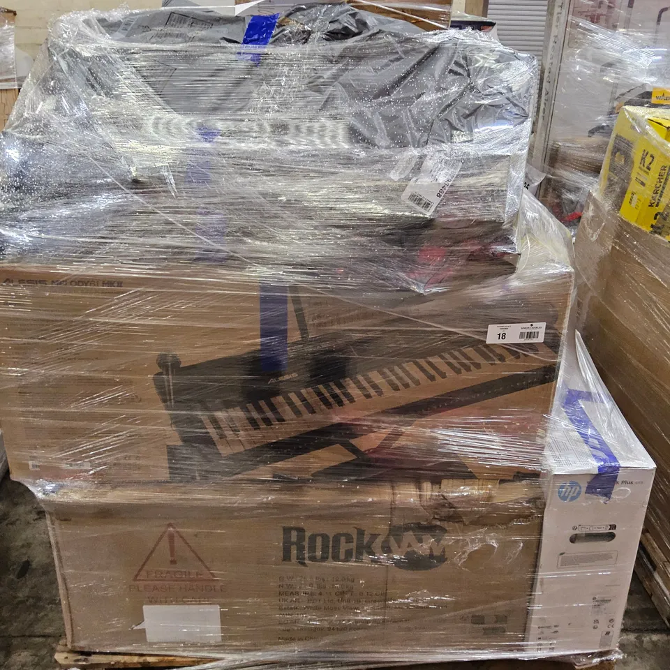 PALLET OF APPROXIMATELY 16 UNPROCESSED RAW RETURN HOUSEHOLD AND ELECTRICAL GOODS TO INCLUDE;