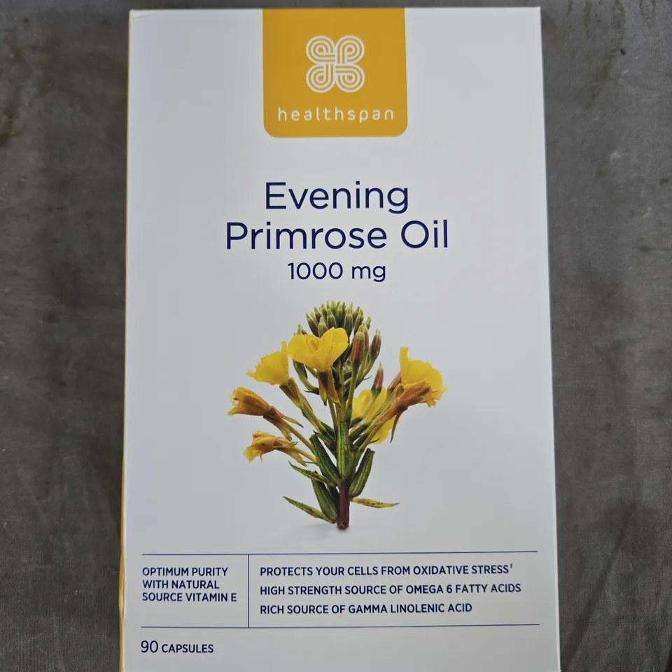 HEALTHSPAN EVENING PRIMROSE OIL 1000 MG, 90 CAPSULES