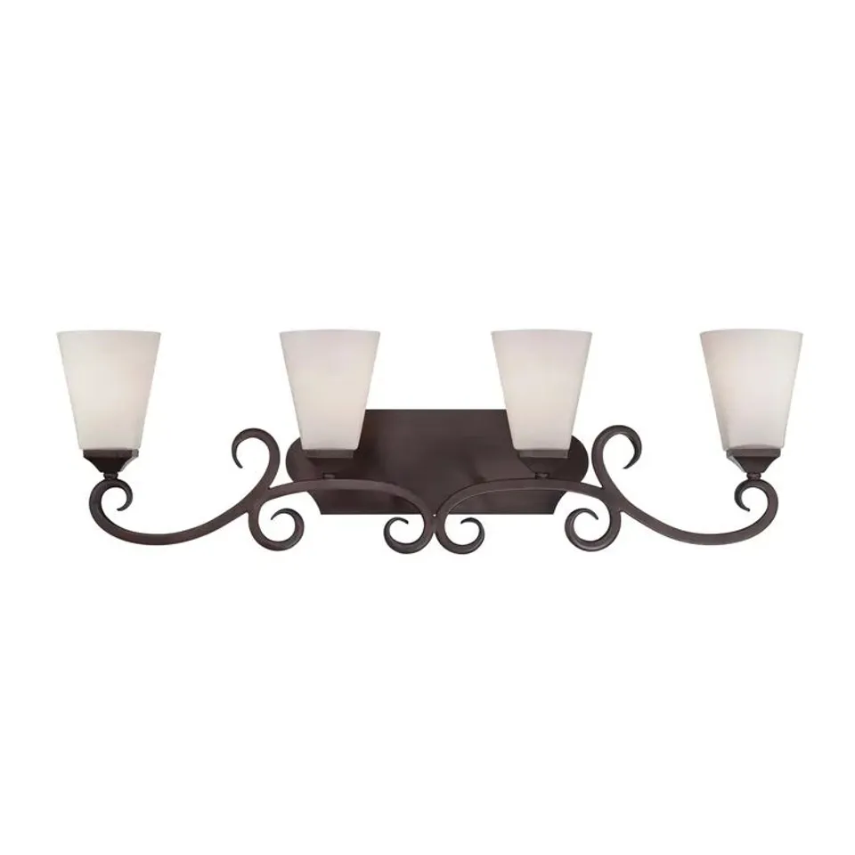BOXED GANDY 4-LIGHT ARMED SCONCE