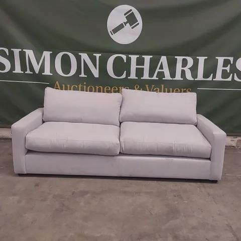 QUALITY DESIGNER 4 SEATER FABRIC UPHOLSTERED SOFA BED