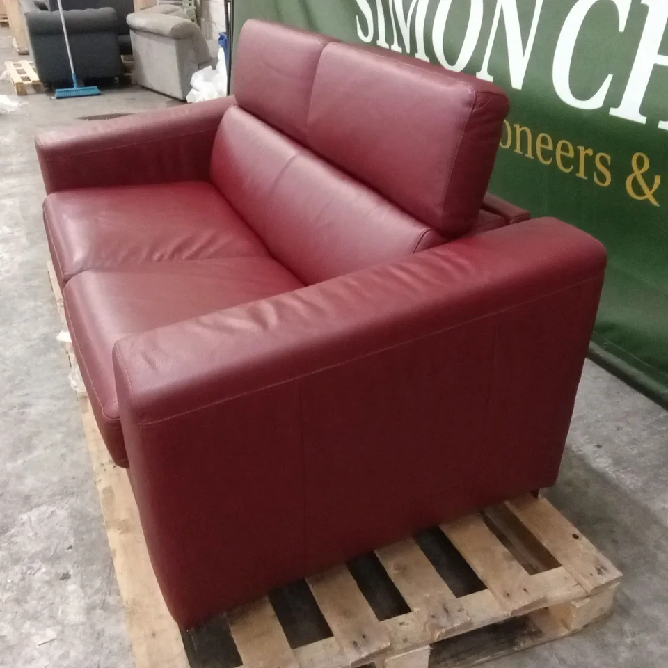 QUALITY DESIGNER ITALIAN MADE CABIRIA 2 SEATER LEATHER SOFA BED