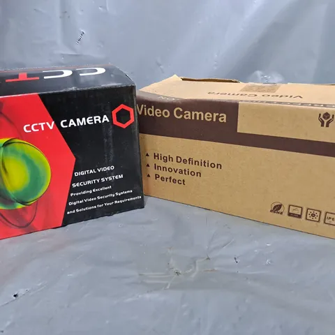 APPROXIMATELY 10 ASSORTED CCTV & VIDEO CAMERAS IN VARIOUS STYLES