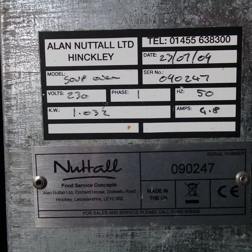 NUTTALL HOT WATER CABINET