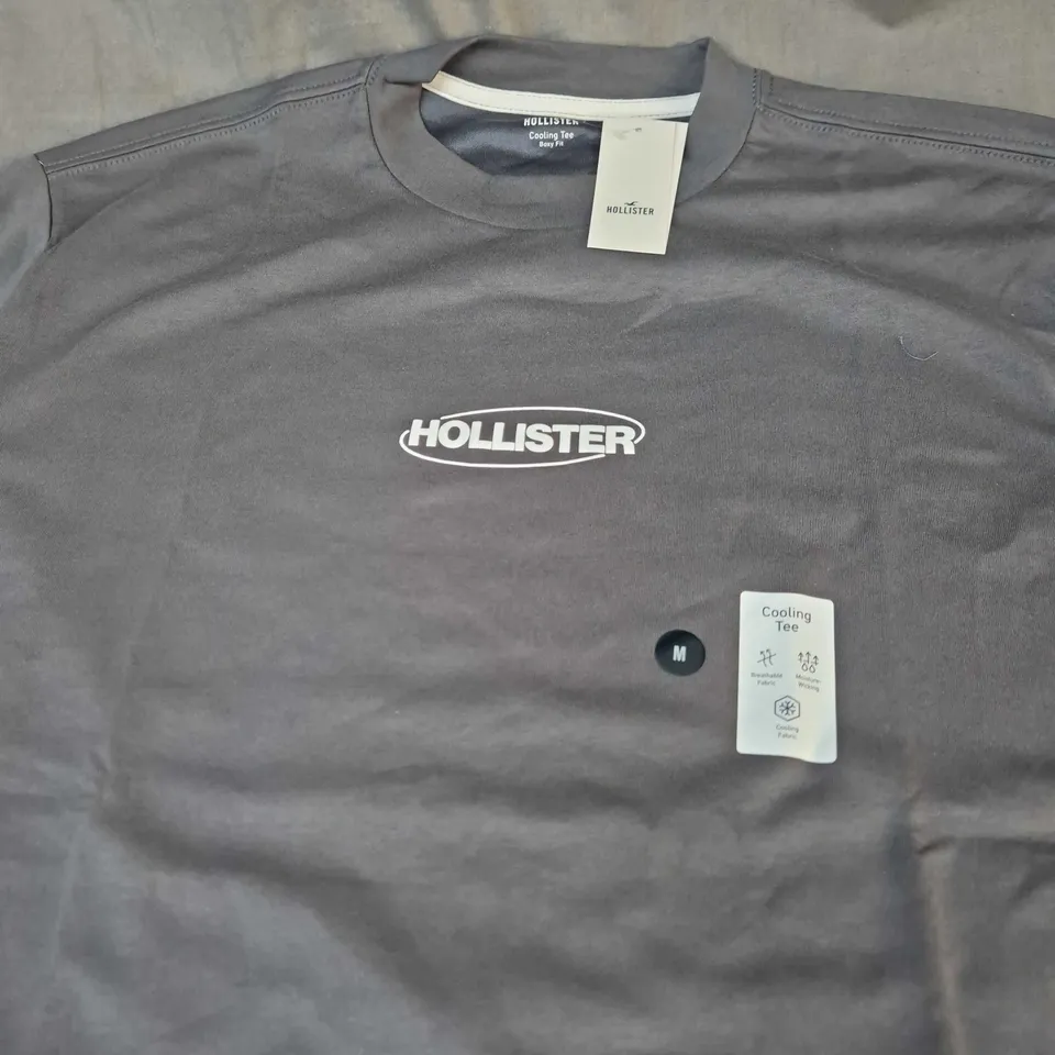 HOLLISTER COOLING TEE – GREY, SIZE M