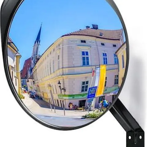 ONECONCEPT CONVEX MIRROR, 30 CM, ACRYLIC GLASS, 130°, POLYCARBONATE