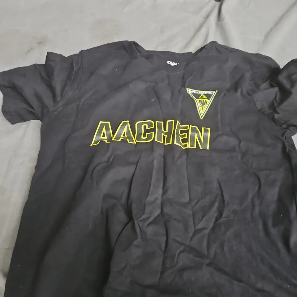 CAPELLI SPORT ALEMANNIA AACHEN T-SHIRT – BLACK, SIZE M